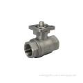 2PC Stainless Steel Threaded End Ball Valve Full Bore